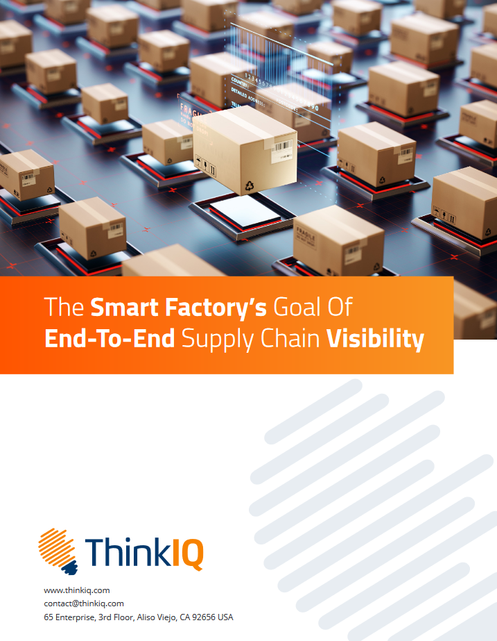 the smart factory's goal of end to end supply chain visibility